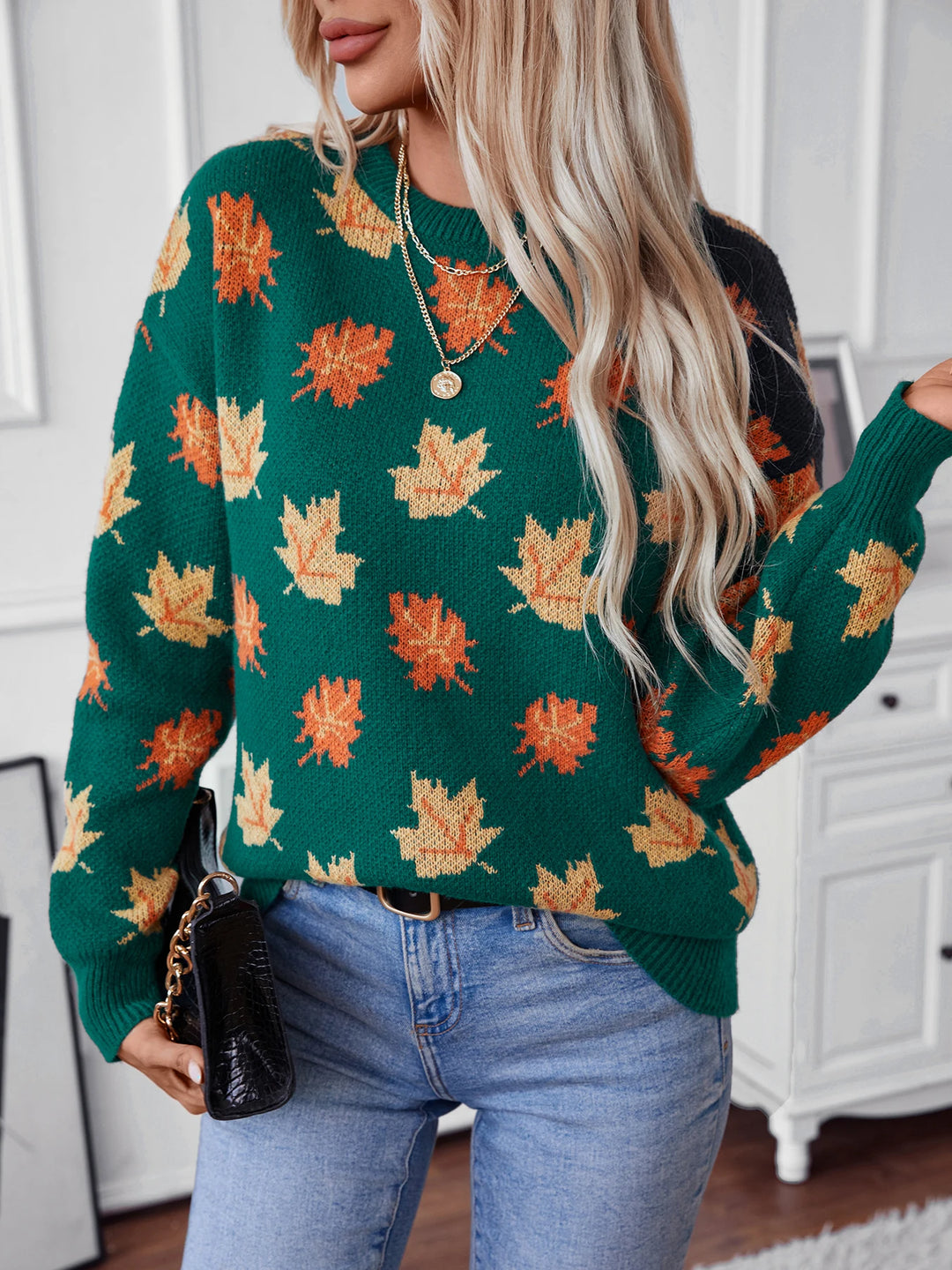 Maple Leaf Sweater