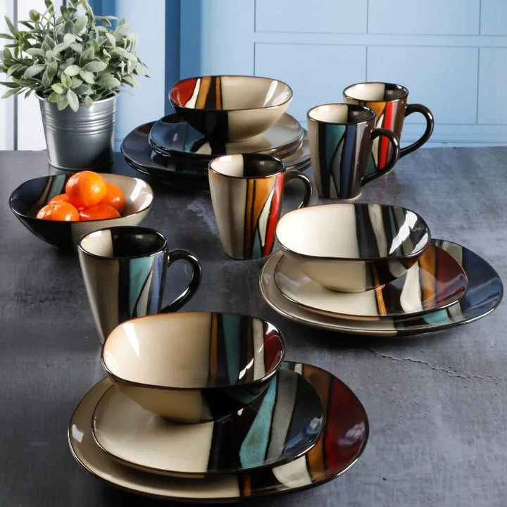 Urban Palette 16 Piece Dinner Set