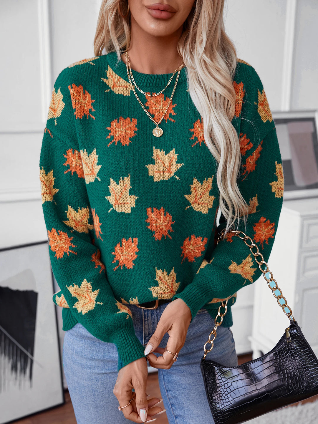 Maple Leaf Sweater