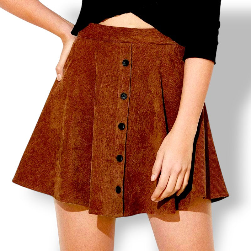 Corduroy Charm Skirt