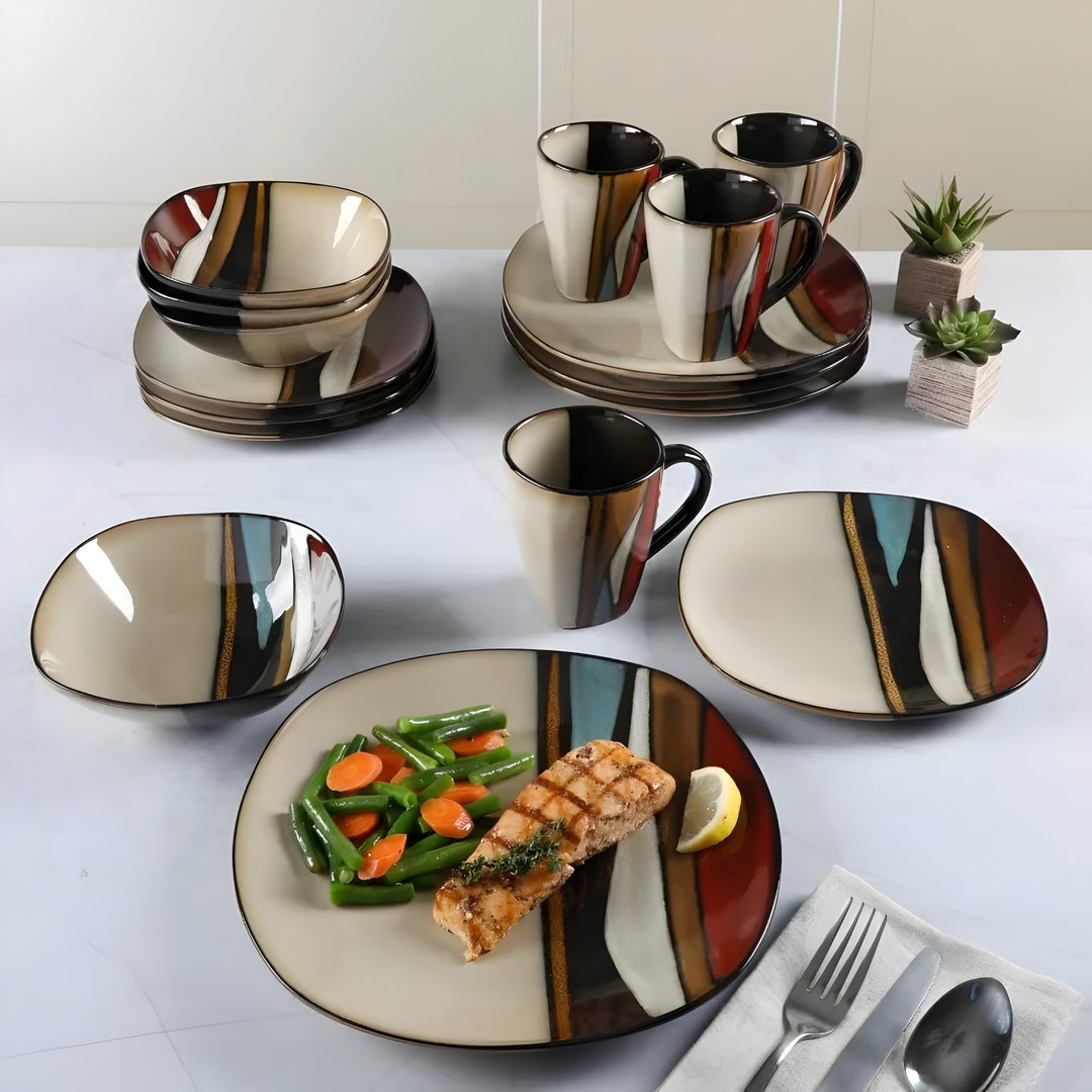 Urban Palette 16 Piece Dinner Set